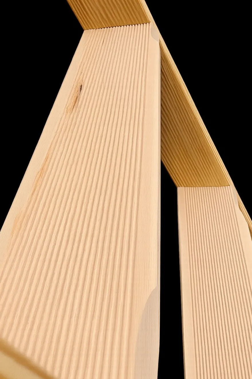 Hochbettleiter, Regalleiter, 12 Stufen, für senkr. Höhe von 3,05 m