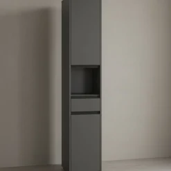 Hochschrank Hamburg mit Schublade und Türen, Soft-Close, matt, 33x181x34 cm
