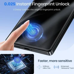 Hoerrye Sichtschutz Panzerglas für Samsung Galaxy S25 FE - 9H+ Härte, 24°