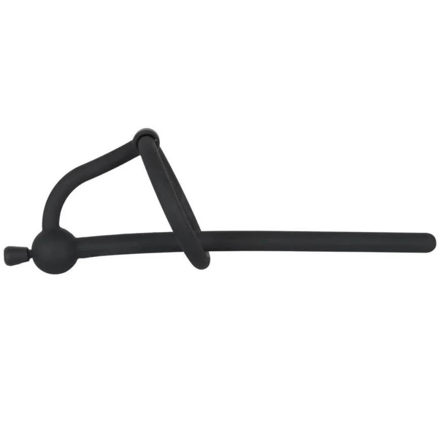 Hohler Silikon Penis-Plug Eichelring NS-Spiele Dilator Männer Sex-Spielzeug