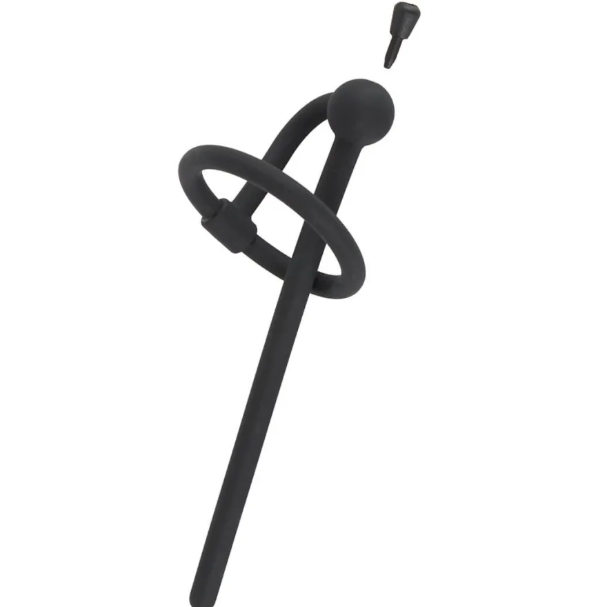 Hohler Silikon Penis-Plug Eichelring NS-Spiele Dilator Männer Sex-Spielzeug