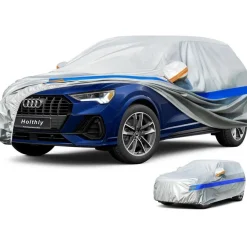 Holthly SUV Autoabdeckung A8 (bis 460 cm) Wasserdicht Atmungsaktiv, UV-Schutz