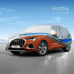 Holthly SUV Autoabdeckung A8 (bis 460 cm) Wasserdicht Atmungsaktiv, UV-Schutz