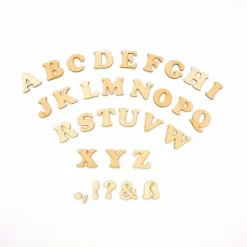 Holzbuchstabe Buchstaben Rohling A-Z Holz Kinderzimmer für Türschild Name CB 3cm