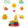 Holzdekoration Mobile kleiner Zwerg BxLxH 320x3x490mm NEU Holzmobile Babyspiel