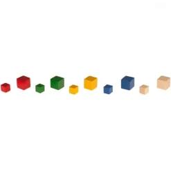 Holzwürfel - Spielsteine - kantig - blau - Holz - 15 mm