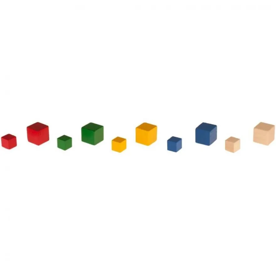 Holzwürfel - Spielsteine - kantig - blau - Holz - 15 mm