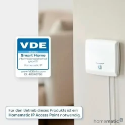 Homematic IP Smart Home Gas-Messgerät für Energieverbrauch & App