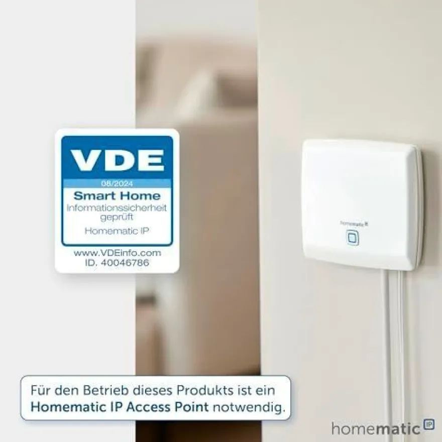 Homematic IP Smart Home Gas-Messgerät für Energieverbrauch & App