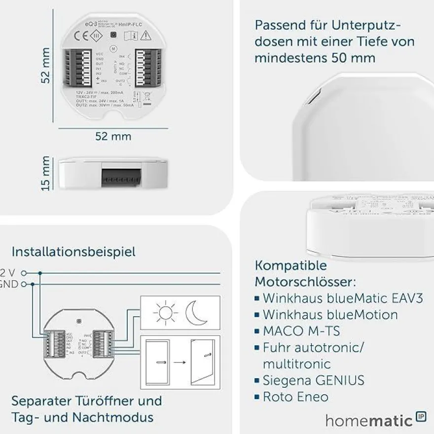 Homematic IP Smart Home Universal Schlosssteuerung