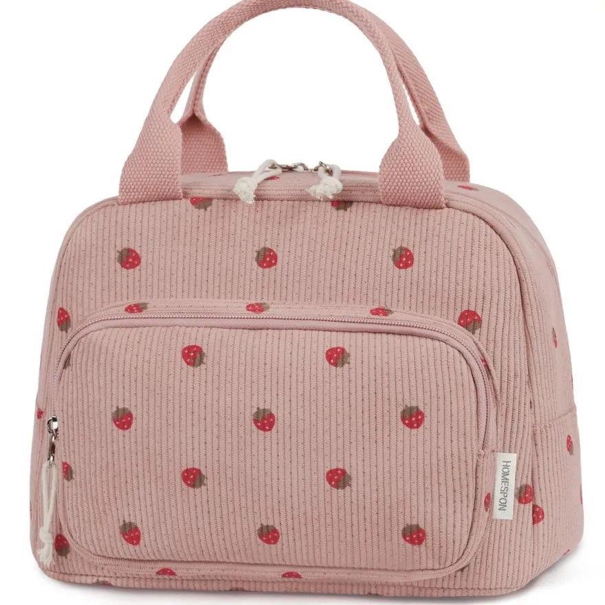 Homespon Isolierte Lunchtasche für Damen und Herren, Tragbare Kühltasche für