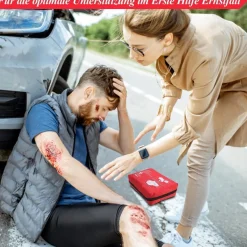 HONYAO Verbandskasten Auto 2026 - KFZ-Verbandtasche nach DIN 13164, Erste Hilfe