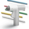 HOTO Akku Heißklebepistole, kabellos mit USB-C, 30s Schnellaufheizung, inkl. 10