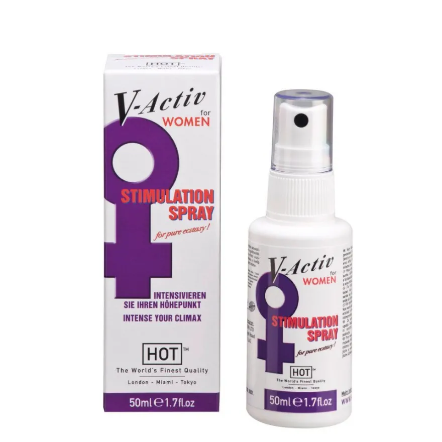 HOT V-Activ Stimulat.-Spray Women 50ml
