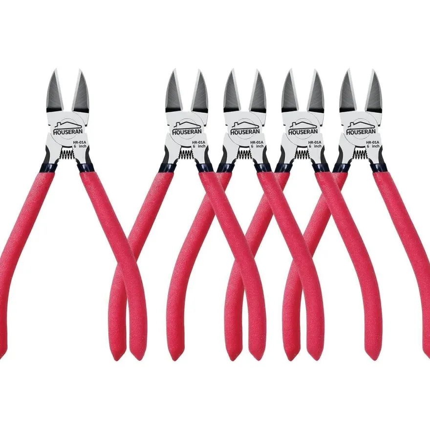 Houseran Seitenschneider 5er-Pack, Drahtschneider für Schmuck, Basteln