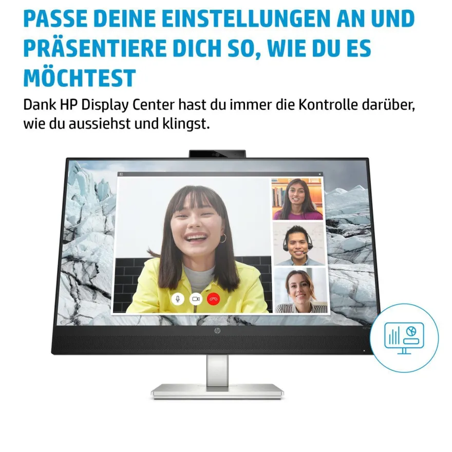HP E-Display E27m G4 68,58cm 27Zoll IPS QHD 2560x1440 16:9 1000:1 5ms 300nits H... ->