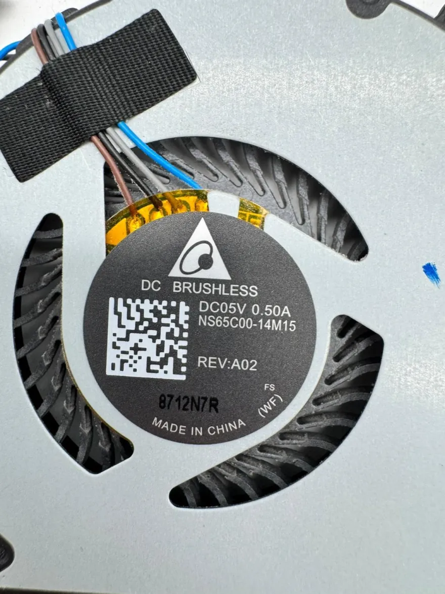 HP EliteBook 820 G3 Cooling Fan Lüfter 821691-001