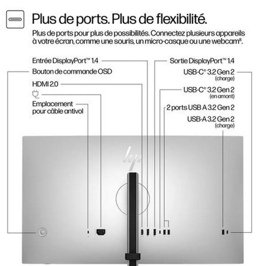 HP - 8J4D8UT#ABB - Monitor