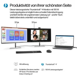 HP 727pm Docking Display 68,58cm 27Zoll UHD 16:9 1xDP 1.4 1xHDMI 2.0 1xUSB-C (EU)