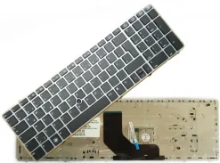 HP Probook 6560b 6565b 8560p Serie Notebook QWERTZ Tastatur DE silber Rahmen NEU