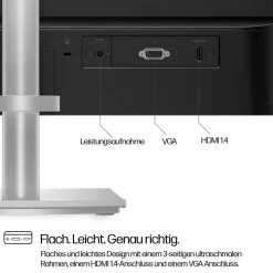 HP 524sh - 5 Series - LED-Monitor - 61 cm (24