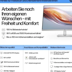 HP 524sh - 5 Series - LED-Monitor - 61 cm (24