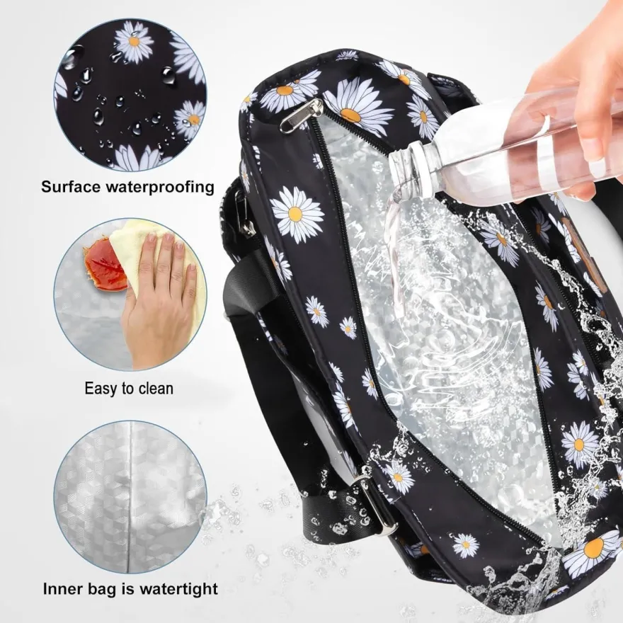 Hshrish Lunchtasche Damen 12L, wasserdicht & auslaufsicher, isoliert, ideal für