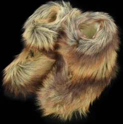 Hüttenschuhe Hausschuhe Yeti Fell Lammfell 100% Schafwolle Pantoffeln Gr.35-48