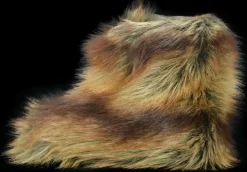 Hüttenschuhe Hausschuhe Yeti Fell Lammfell 100% Schafwolle Pantoffeln Gr.35-48