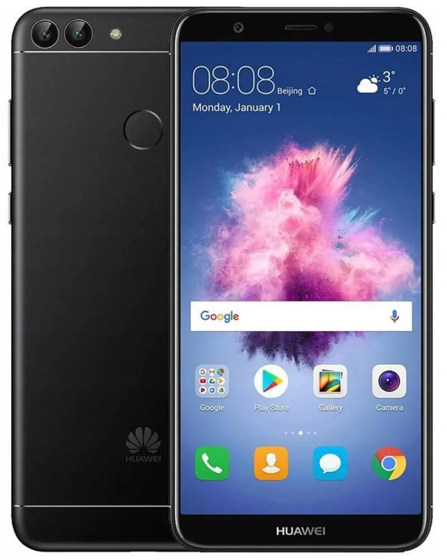 Huawei P smart FIG-LX1 Black Dual Sim 3GB/32GB 14,22cm (5,6 Zoll) Android Smartpho...