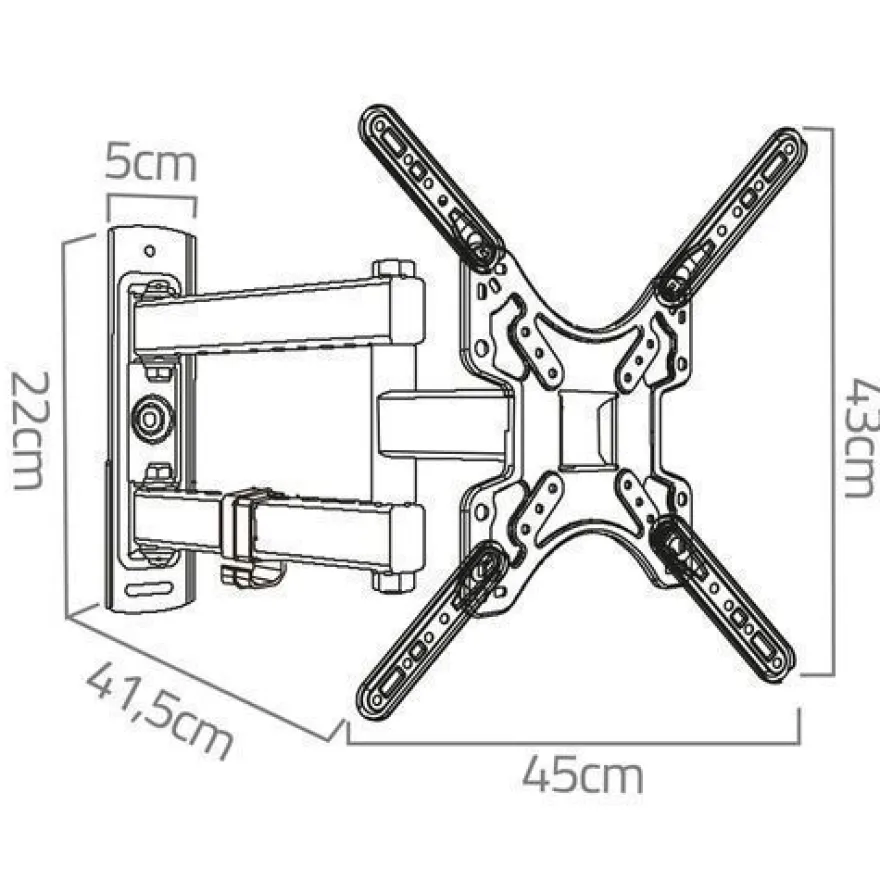 Humberg 17-56 Zoll TV-Halterung 30 kg