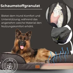 Hundebett Orthopädisches Bett Self Hundesofa Hundekorb Katzenbett Hund M - XL