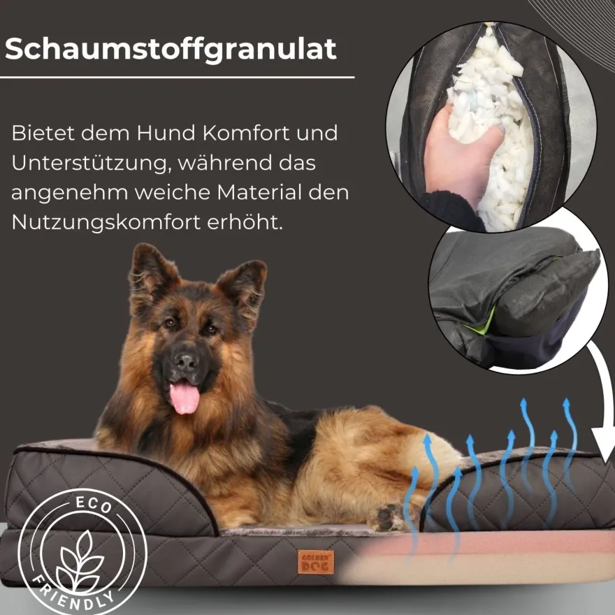 Hundebett Orthopädisches Bett Self Hundesofa Hundekorb Katzenbett Hund M - XL