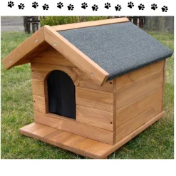 Hundehütte Hundehaus Hundehöhle Katzenhaus Isoliert Tierhütte 50x45x53 cm 10891