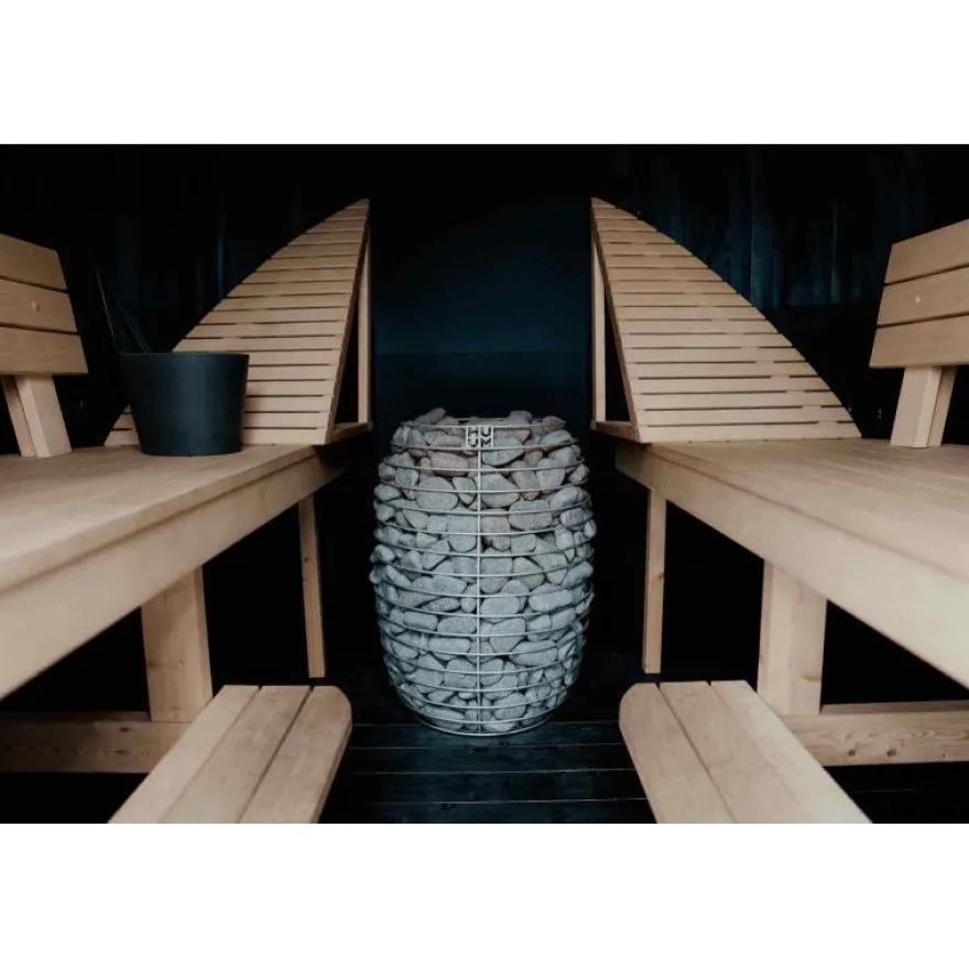 HUUM HIVE 18 Saunaofen 18 kW finnischer Saunaofen Standofen inkl. Air-Tunnel
