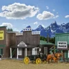 H0 Westernhäuser Ensemble Bank, Modellwelten Bausatz 1:87, Kibri 38508