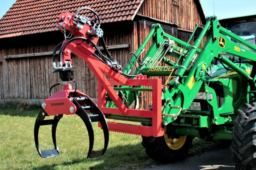 Hydraulische Seilwinde HAW1700 Funk für Holzspalter Rückwagen Rückezange usw.