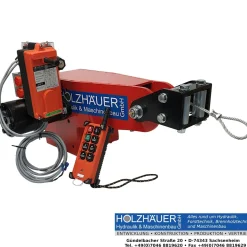 Hydraulische Seilwinde HAW1700 Funk für Holzspalter Rückwagen Rückezange usw.
