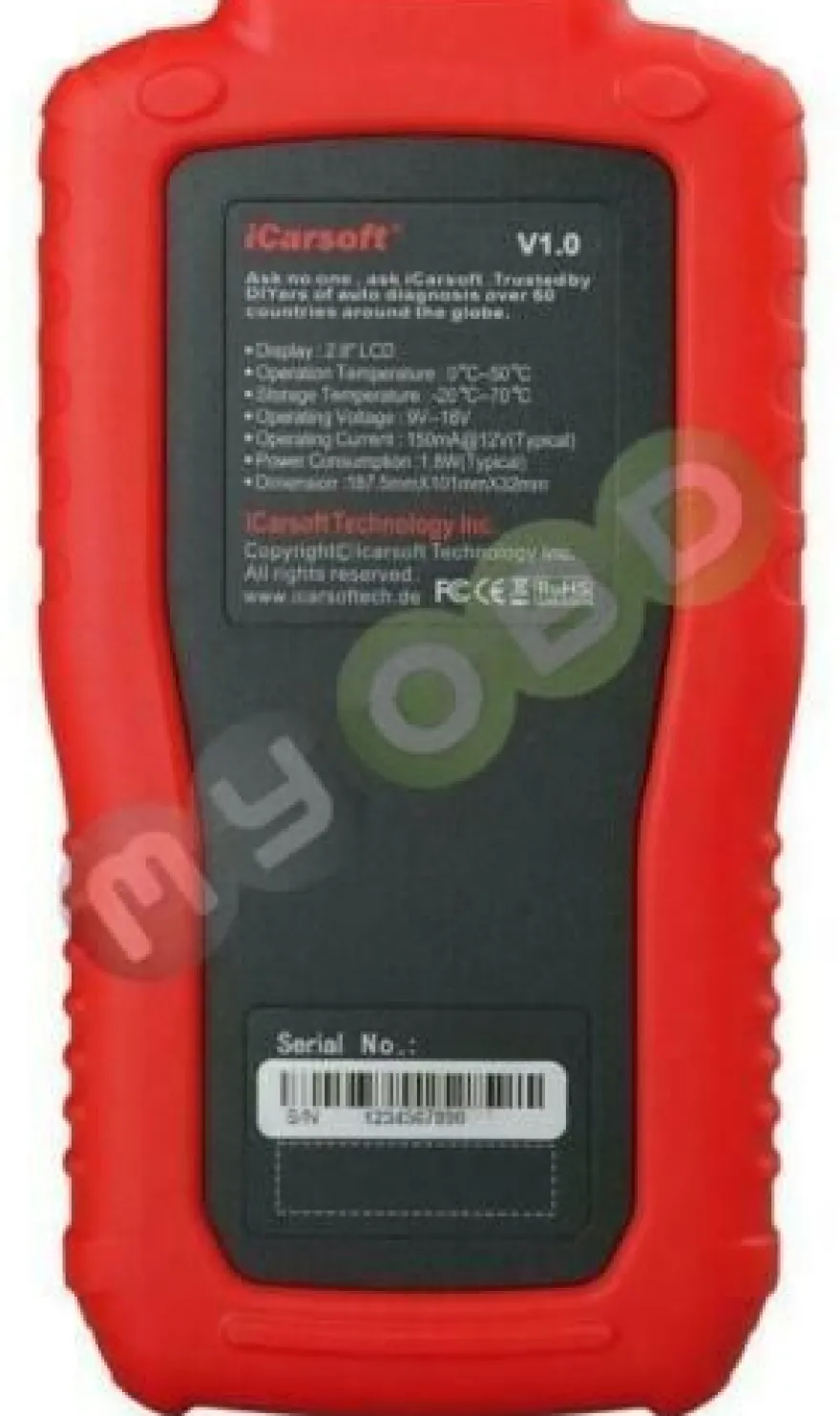 iCarsoft FD v1 Profi Diagnose für Ford Holden ABS Airbag Motor Getriebe Service
