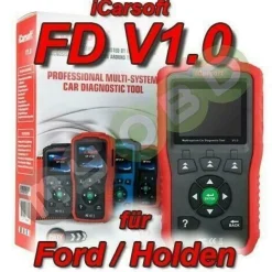 iCarsoft FD v1 Profi Diagnose für Ford Holden ABS Airbag Motor Getriebe Service