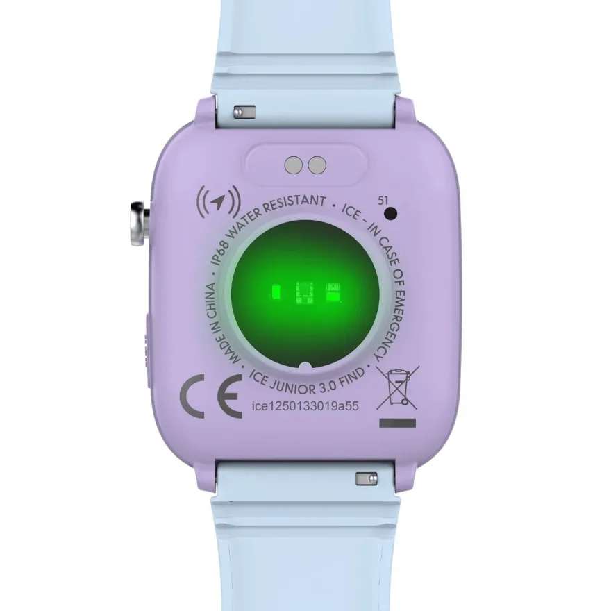 Ice-Watch Smartwatch für Kinder ICE Smart 3.0 Junior Find My Lila/Blau 024550