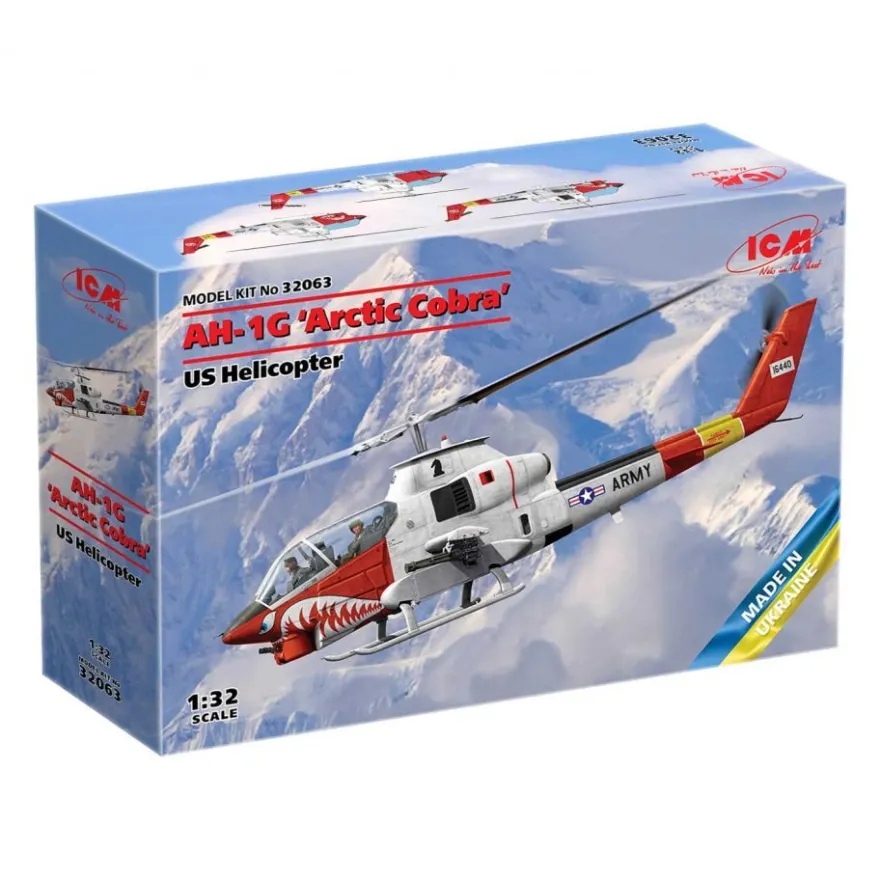 ICM - AH-1G Arctic Cobra US Helicopter - 1:32 - 241 Teile