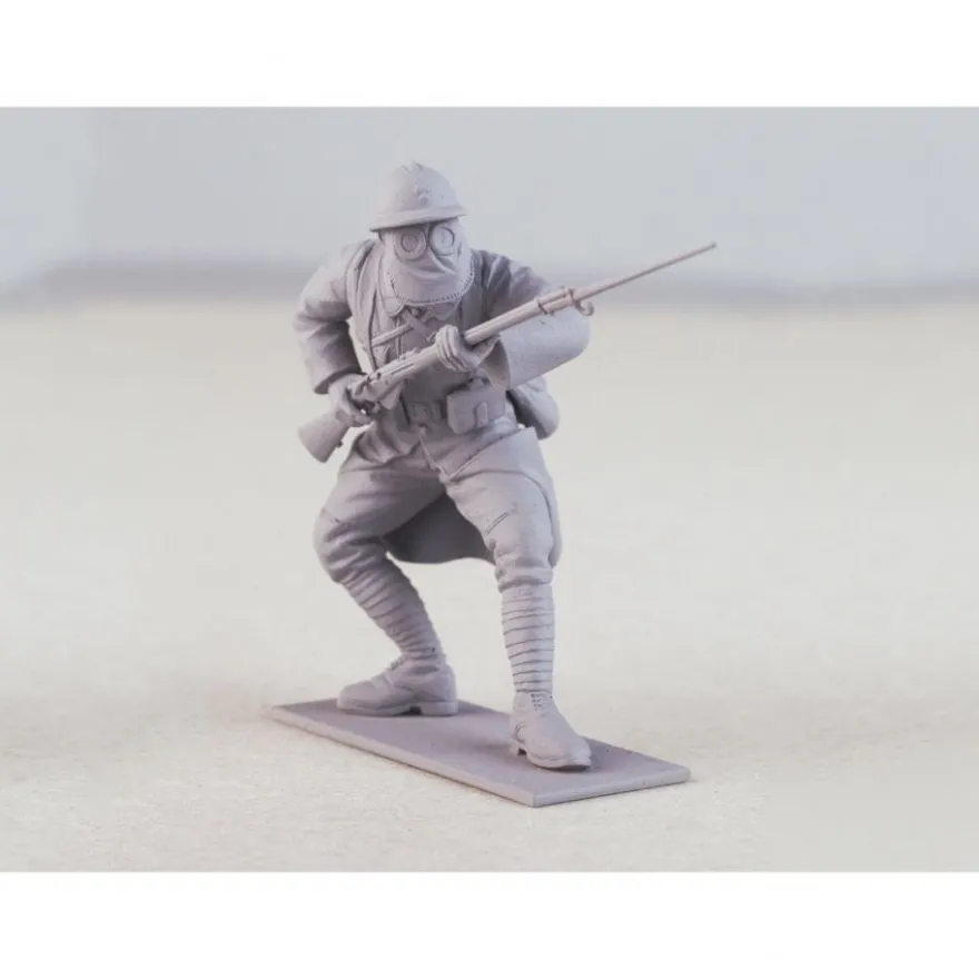 ICM - French Infantry in Gas Masks (1916) - 1:35 - 4 Figuren
