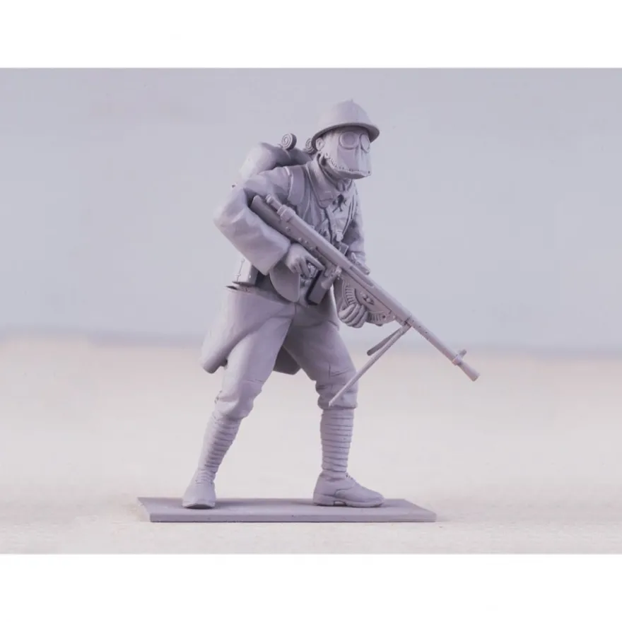 ICM - French Infantry in Gas Masks (1916) - 1:35 - 4 Figuren