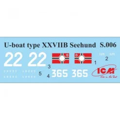 ICM - K-Verbände Midget Submarines (Seehund und Molch) - 1:72 - 20 Teile
