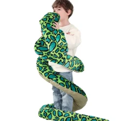 IKASA Riesenschlange Kuscheltier 270cm, Großes Plüschtier Kobra Stofftier