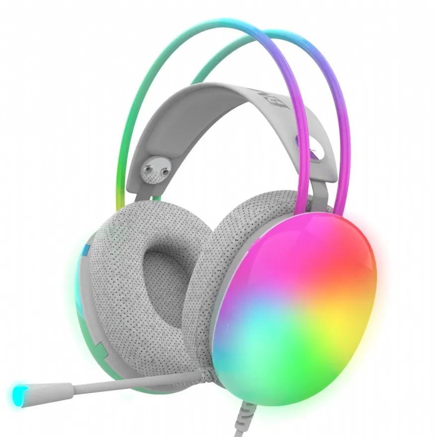 Inca Kopfhörer mit Mikrofon Gaming Headset Empousa 7.1 Virtual Surround RGB