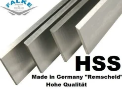 Inca 343.132 (2 Stück) Hobelmesser 220 x 25 x 2,5 HSS Wolfram Streifenhobelmesser