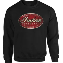 Indian Motorcycle Motorrad USA Biker Rocker 1% MC Pullover Sweatshirt S-4XL
