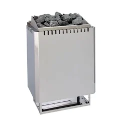 Infraworld Ferro finnischer Saunaofen 12 kW Edelstahl inklusive Saunasteine